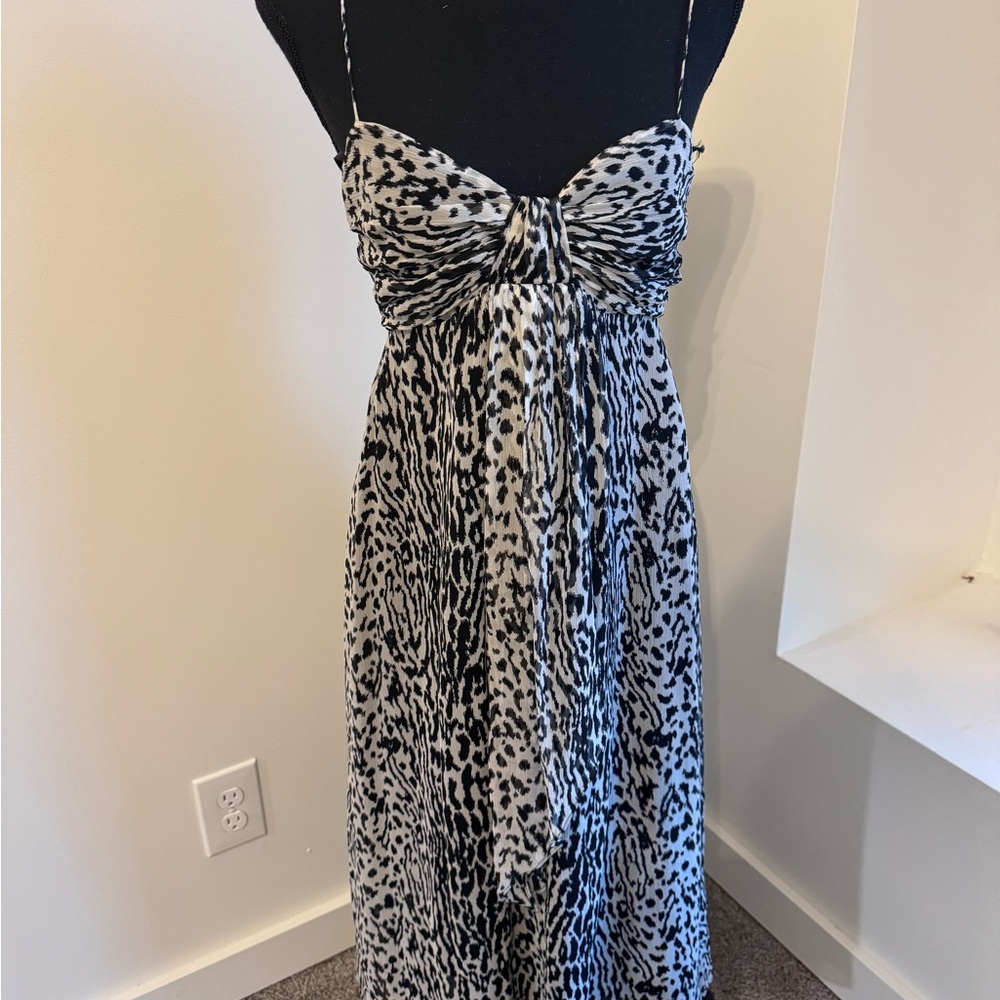Banana Republic Black and White Dress
